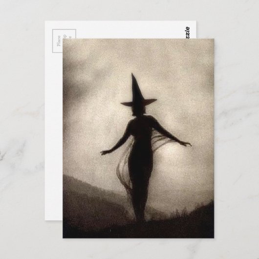 ヴィンテージの影の魔法使い ポストカード (正面/裏面)