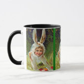 ヴィンテージの復活祭の女の子バニーの衣装, ZSSG マグカップ (左)