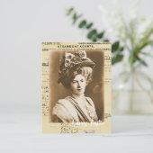 ヴィンテージの復活祭の衣装 ポストカード (スタンド正面)