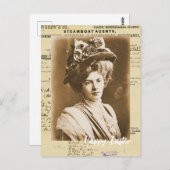 ヴィンテージの復活祭の衣装 ポストカード (正面/裏面)