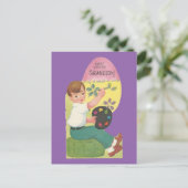 ヴィンテージの復活祭 シーズンポストカード (スタンド正面)