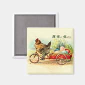 ヴィンテージの復活祭 マグネット (正面/裏面)