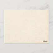 ヴィンテージの必要なもの-郵便はがき ポストカード (裏面)