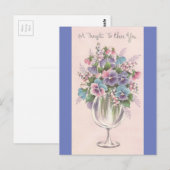 ヴィンテージの応援 ポストカード (正面/裏面)