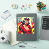 ヴィンテージの悪魔化 シール (iPadカバー)