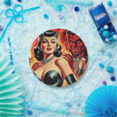 ヴィンテージの悪魔化 ペーパープレート (パーティー)