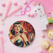 ヴィンテージの悪魔化 ペーパープレート (パーティー)