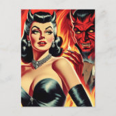 ヴィンテージの悪魔化 ポストカード (正面)