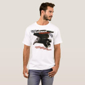 ヴィンテージの愛国心が強いアートワーク-アメリカ呼出し Tシャツ (正面フル)