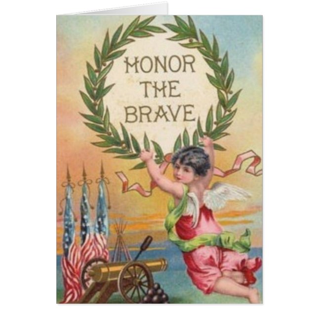 ヴィンテージの愛国心が強い天使 (正面)