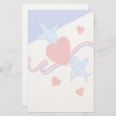 ヴィンテージの愛国心が強い文房具 便箋 (正面/裏面)