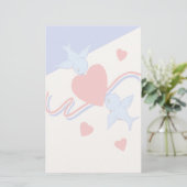 ヴィンテージの愛国心が強い文房具 便箋 (スタンド正面)