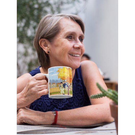 ヴィンテージの愛 コーヒーマグカップ