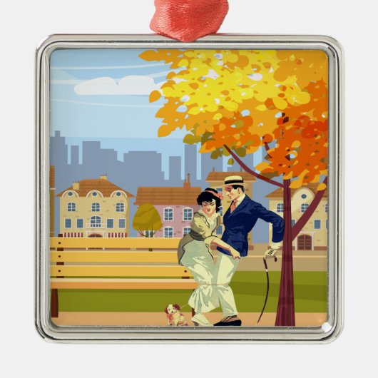 ヴィンテージの愛 メタルオーナメント (正面)