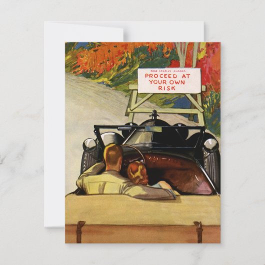 ヴィンテージの愛、道路の閉鎖あなたの自身のリスクで進行 (正面)