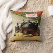 ヴィンテージの愛、道路の閉鎖あなたの自身のリスクで進行 クッション (ブランケット)