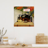 ヴィンテージの愛、道路の閉鎖あなたの自身のリスクで進行 ポスター (キッチン)