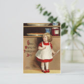 ヴィンテージの感謝の祈り シーズンポストカード (スタンド正面)