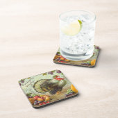 ヴィンテージの感謝祭のコルクのコースター コースター (右側)
