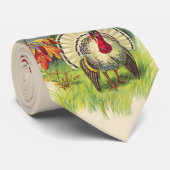 ヴィンテージの感謝祭のトルコのタイ ネクタイ (ロール)