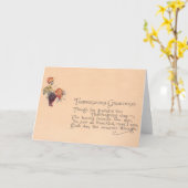 ヴィンテージの感謝祭の友人の挨拶状 カード (黄色い花)