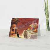 ヴィンテージの感謝祭の挨拶状 シーズンカード (正面)