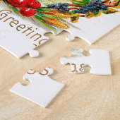 ヴィンテージの感謝祭の挨拶 ジグソーパズル (側面)