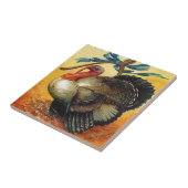 ヴィンテージの感謝祭トルコ タイル (側面)