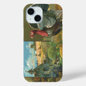 ヴィンテージの感謝祭、農場の七面鳥 Case-Mate iPhoneケース (裏面)
