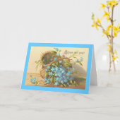 ヴィンテージの懸念 – -考えあなたの カード (黄色い花)