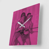 ヴィンテージの戦いラブプライドスクエアウォールクロック スクエア壁時計 (傾斜)