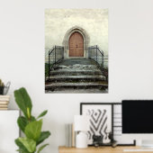 ヴィンテージの扉 ポスター (ホームオフィス)