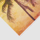 ヴィンテージの手のひらビーチの写真カスタムの切り離し工芸 薄葉紙 (詳細)