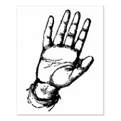 ヴィンテージの手のひらラバーアートスタンプ ラバースタンプ (インプリント)