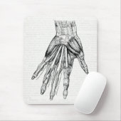 ヴィンテージの手の医学のスケッチ筋肉 マウスパッド (マウス)