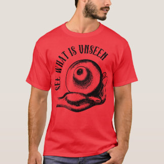 ヴィンテージの手の神秘的な目の密教秘術 Tシャツ