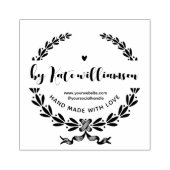 ヴィンテージの手作り ラバースタンプ (インプリント)