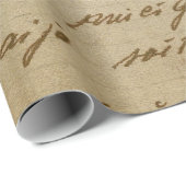 ヴィンテージの手書きのスタイル1の包装紙ロール ラッピングペーパー (ロールコーナー)