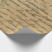 ヴィンテージの手書きのスタイル10の包装紙ロール ラッピングペーパー (角)