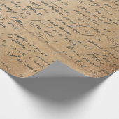 ヴィンテージの手書きのスタイル16の包装紙ロール ラッピングペーパー (角)