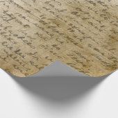 ヴィンテージの手書きのスタイル3の包装紙ロール ラッピングペーパー (角)