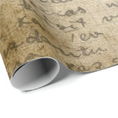 ヴィンテージの手書きのスタイル3の包装紙ロール ラッピングペーパー (ロールコーナー)