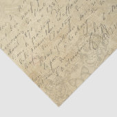 ヴィンテージの手書文字スクリプトの切り離し 薄葉紙 (詳細)