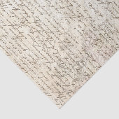 ヴィンテージの手書文字スクリプトマップの切り離し 薄葉紙 (詳細)