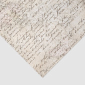 ヴィンテージの手書文字スクリプトマップの切り離し 薄葉紙 (詳細)