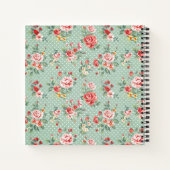 ヴィンテージの手紙を娘のKeepsake Journal ノートブック (裏面)