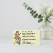 ヴィンテージの技術の供給のキルティングのキルトの名刺 名刺 (スタンド正面)