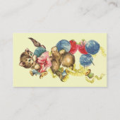 ヴィンテージの技術の供給のキルティングのキルトの名刺 名刺 (裏面)