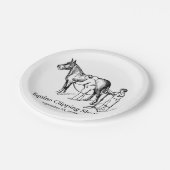 ヴィンテージの挟み込みカスタム紙プレート ペーパープレート (アングル)