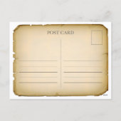 ヴィンテージの挨拶と年賀状 シーズンポストカード (裏面)